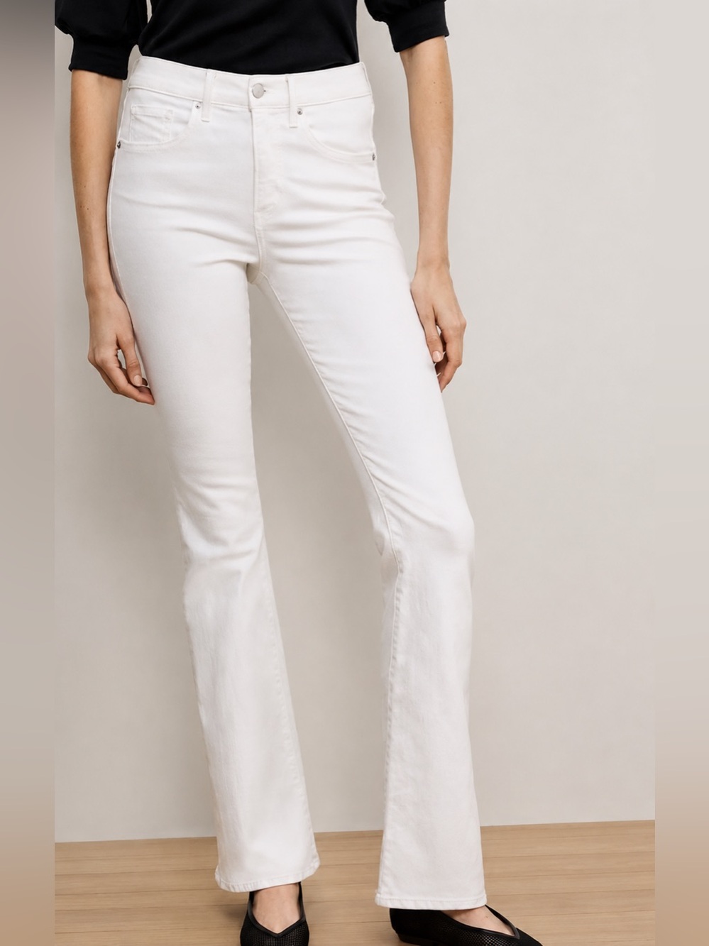 NWT Veronica Beard Beverly Flare Jeans White 25